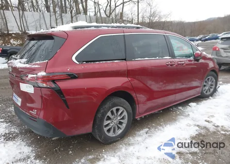 2022 Toyota Sienna Le from USA, damaged, VIN 5TDBRKEC7NS086151